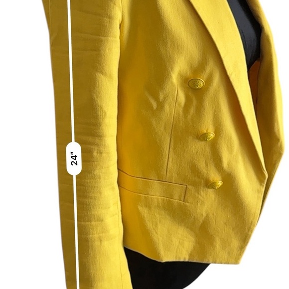L’agence Brooke yellow Blazer Size 2 - Picture 14 of 16